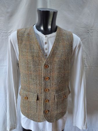 Herren Weste von Beaver`s aus Harris Tweed